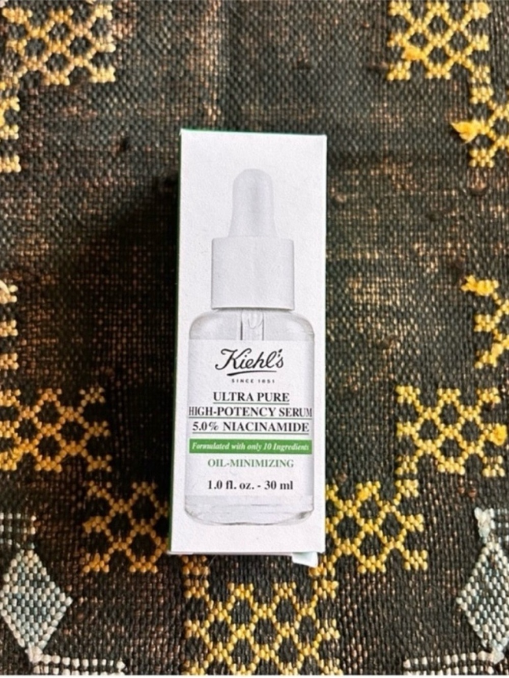 NIB Kiehls Ultra Pure High-Potency Serum 5.0% Niacinamide size 1.0 oz, 30ml